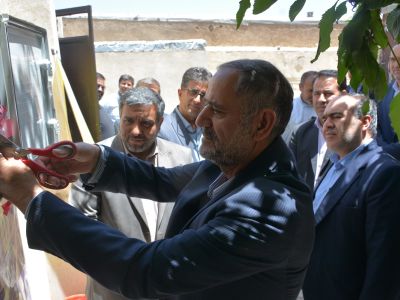 افتتاح نیروگاه انرژی خورشیدی خانگی ویژه خانواده های ولی نعمت در شهرستان آوج